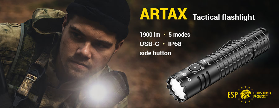 Tactical flashlight ARTAX